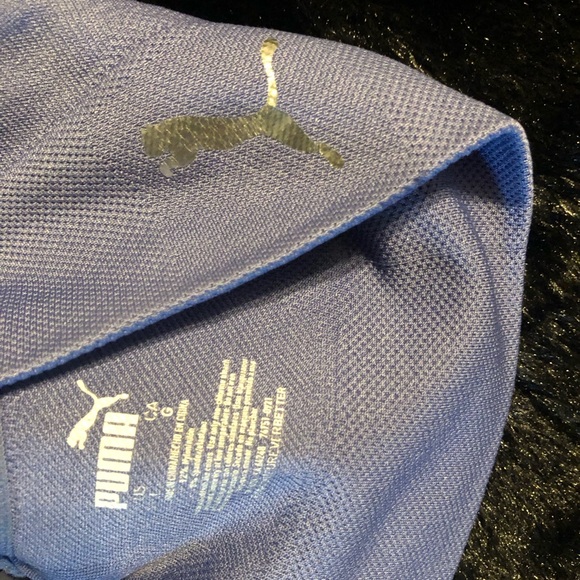 PUMA sports bra, straps cross or straight, size large, dark purple - Picture 3 of 4